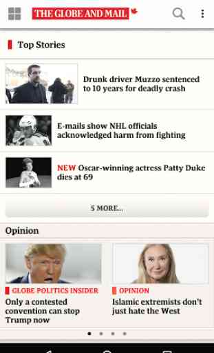 The Globe and Mail: News 1