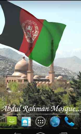 3D Afghanistan Flag 3