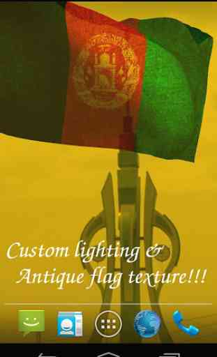 3D Afghanistan Flag 4