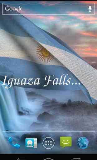 3D Argentina Flag LWP 3