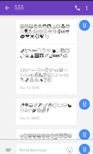 5 Emoji Fonts for FlipFont 1