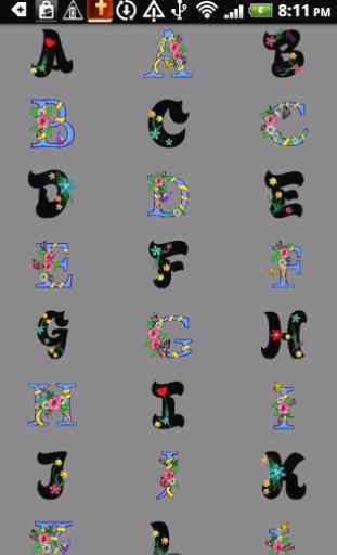 Alphabet stickers Doodle Text! 2