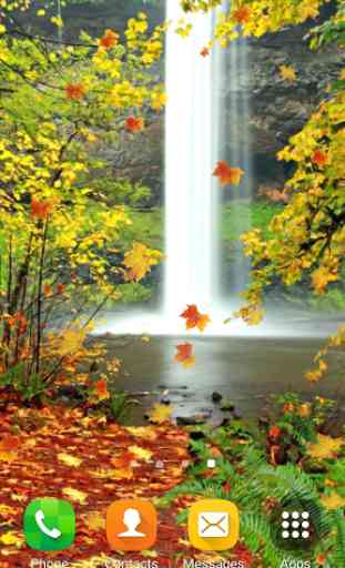 Autumn Waterfall Wallpaper 4