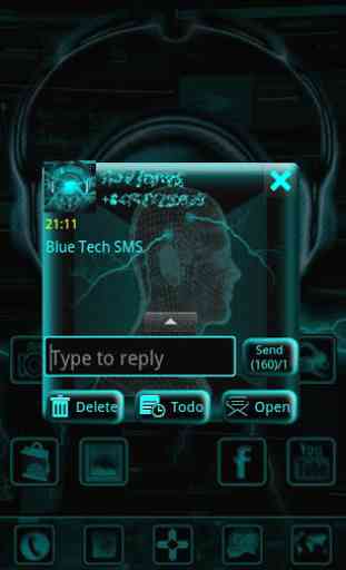 Blue Tech GO SMS Pro 3