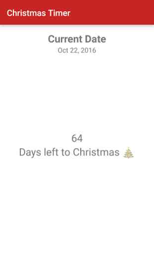 Christmas Countdown Widget 1