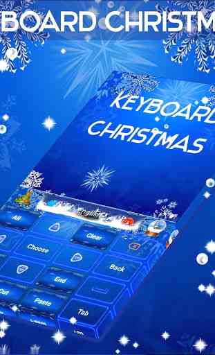Christmas HD GO Keyboard theme 3
