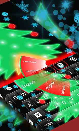 Christmas Lights Go Keyboard 4
