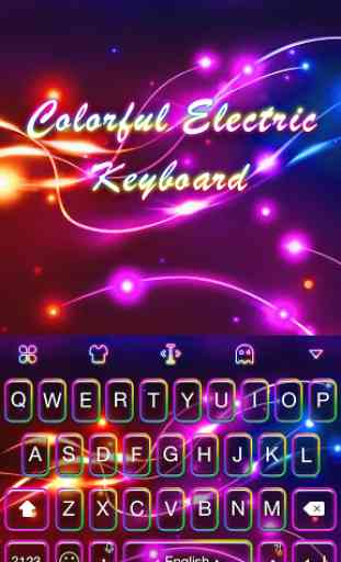 Colorful Electric Keyboard 1