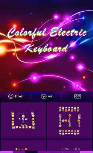 Colorful Electric Keyboard 3