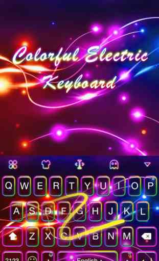 Colorful Electric Keyboard 4