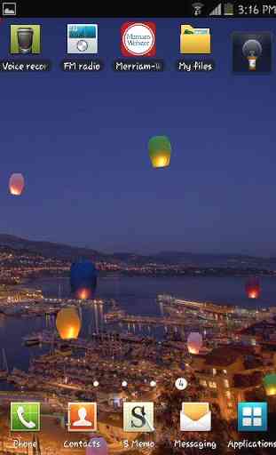 Colorful Flying Paper Lanterns 4