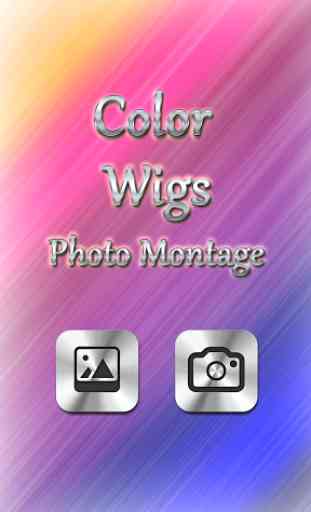 Colorful Wigs Photo Montage 1