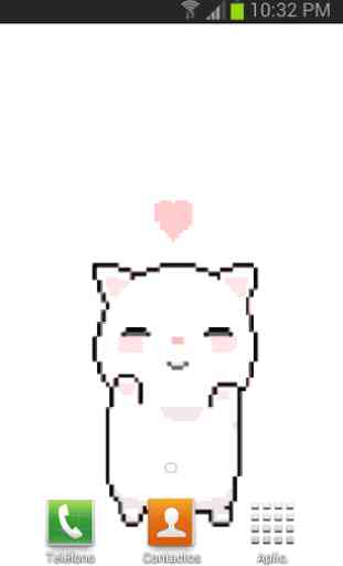 Cute Cat Neko Live Wallpaper 1