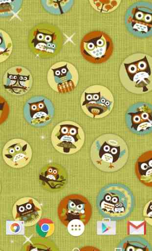 Cute Owl Live Wallpaper 4