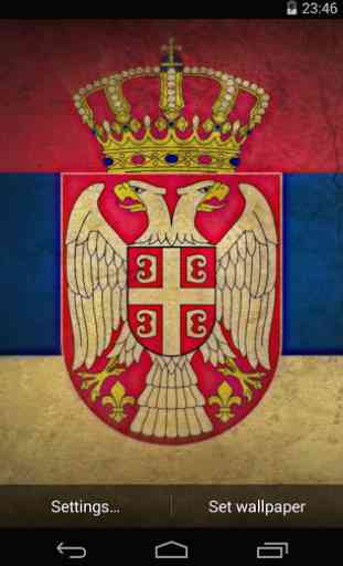 Flag of Serbia Live Wallpaper 1
