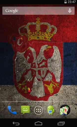 Flag of Serbia Live Wallpaper 3