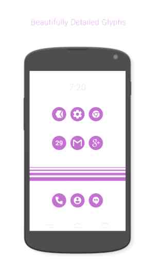 FlatCons Purple Icon Pack 1
