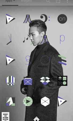G-Dragon LINE Launcher Theme 4