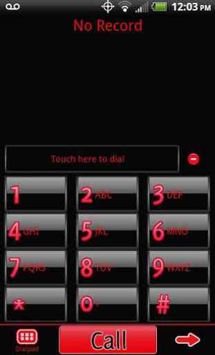GO Contacts Black & Red Theme 1