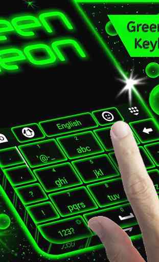 Green Neon Keyboard 4