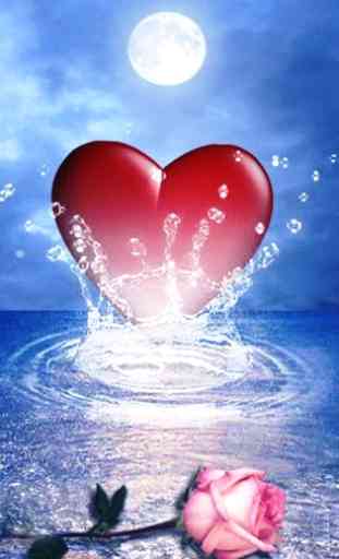 HD Love Hearts Live Wallpaper 3