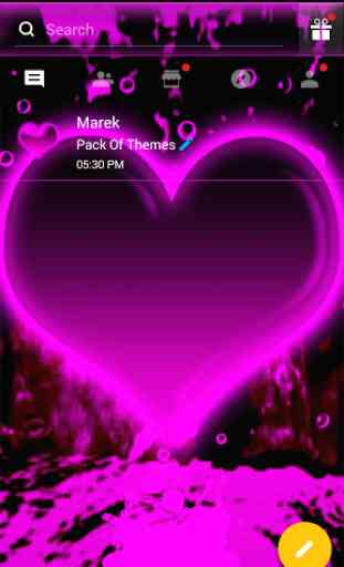 Hearts Theme for GO SMS Pro 1