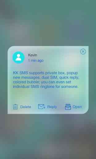 KK SMS Frosted Glass Theme 3