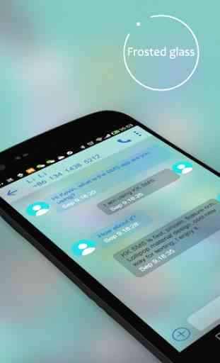 KK SMS Frosted Glass Theme 4