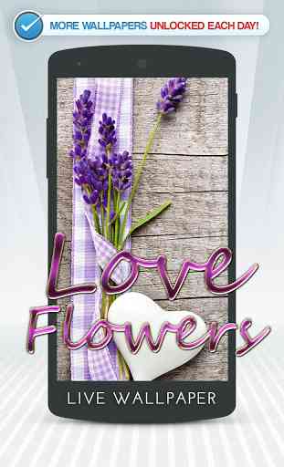 Love Flowers Live Wallpaper 1