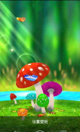 Mushrooms 3D Live Wallpaper 2
