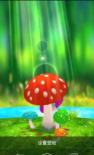 Mushrooms 3D Live Wallpaper 3