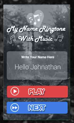 My Name Ringtone With Music 2