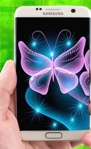 Neon Butterfly Wallpapers 2