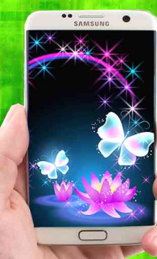 Neon Butterfly Wallpapers 4