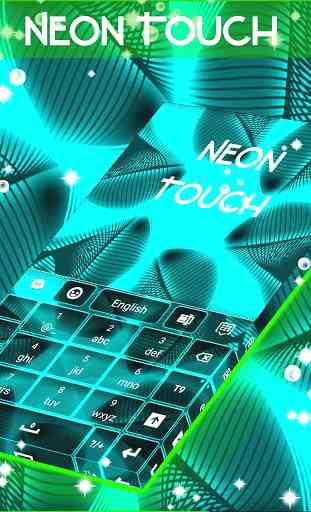 Neon Touch Keyboard 4