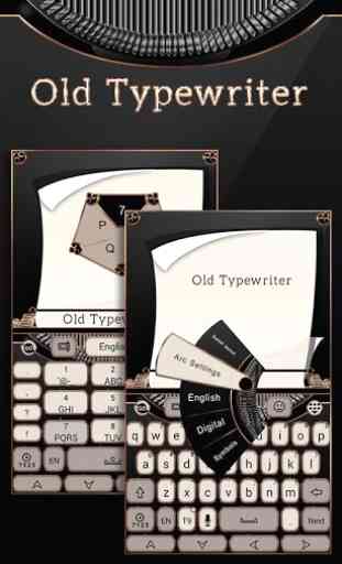 Old Typewriter Keyboard Theme 1