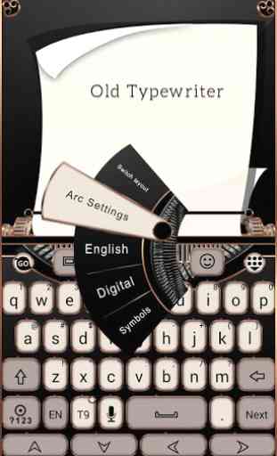 Old Typewriter Keyboard Theme 3