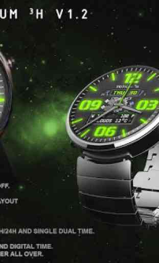 Opulence Tritium 3H Watch Face 1