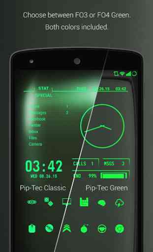 PipTec Green Icons & Live Wall 2
