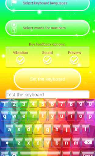 Rainbow Keyboard Theme 2