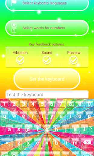 Rainbow Keyboard Theme 4
