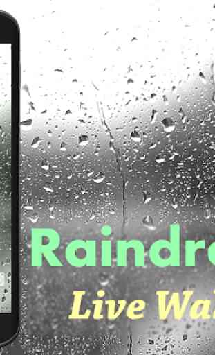 Raindrops 3D Live Wallpaper 1
