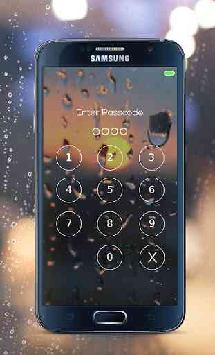 RainDrops password Lock 4