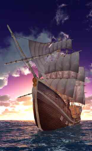 Sailing Ship Live Wallpaper 2
