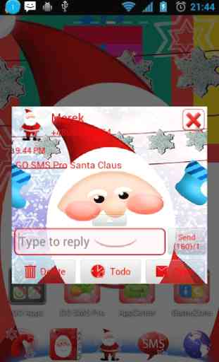 Santa Claus Theme for GO SMS 1