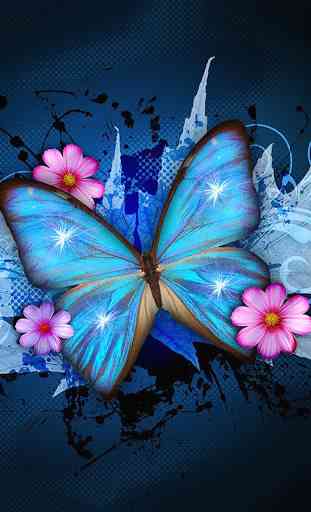 Shiny Butterfly Live Wallpaper 1