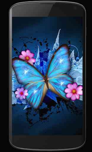 Shiny Butterfly Live Wallpaper 1