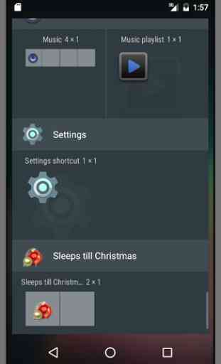 Sleeps till Christmas Widget 2