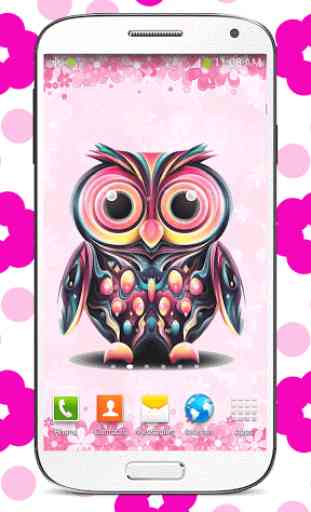 Sweet Owl Live Wallpaper 3