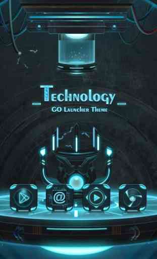 Technology GO Launcher Theme 1